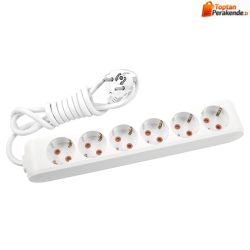 Viko Multi-Let Altılı Grup Priz Topraklı 1 Metre Beyaz (Çocuk Korumalı) 90113601